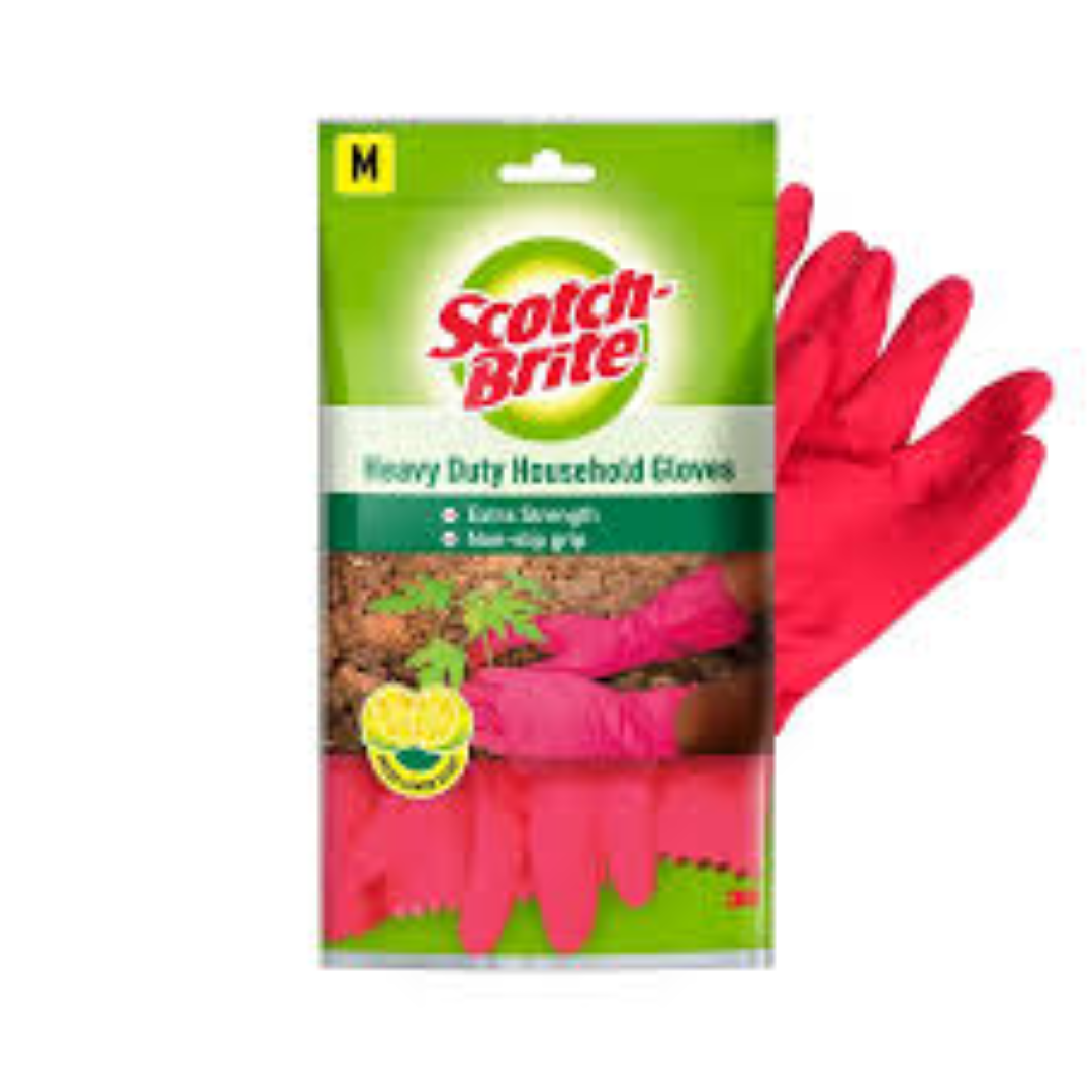 SCOTCH BRITE KITCHEN GLOVES MEDIUM